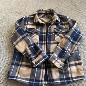 Dakine Men's Snap Closure Bonded Shirt Jacket Shanker Blue, Size M